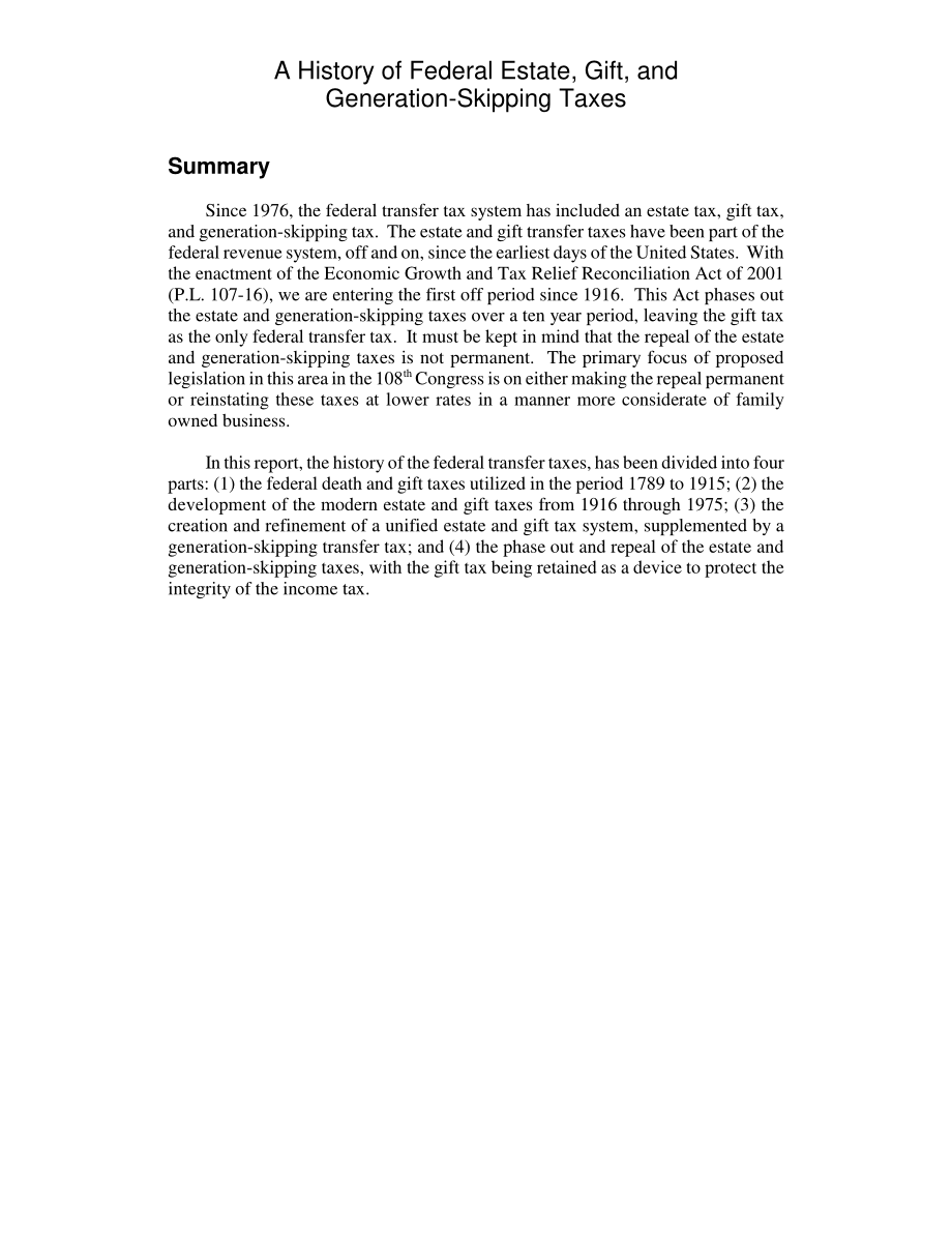 [20030409]95-444A_联邦遗产、赠与和代际税的历史.pdf_第2页