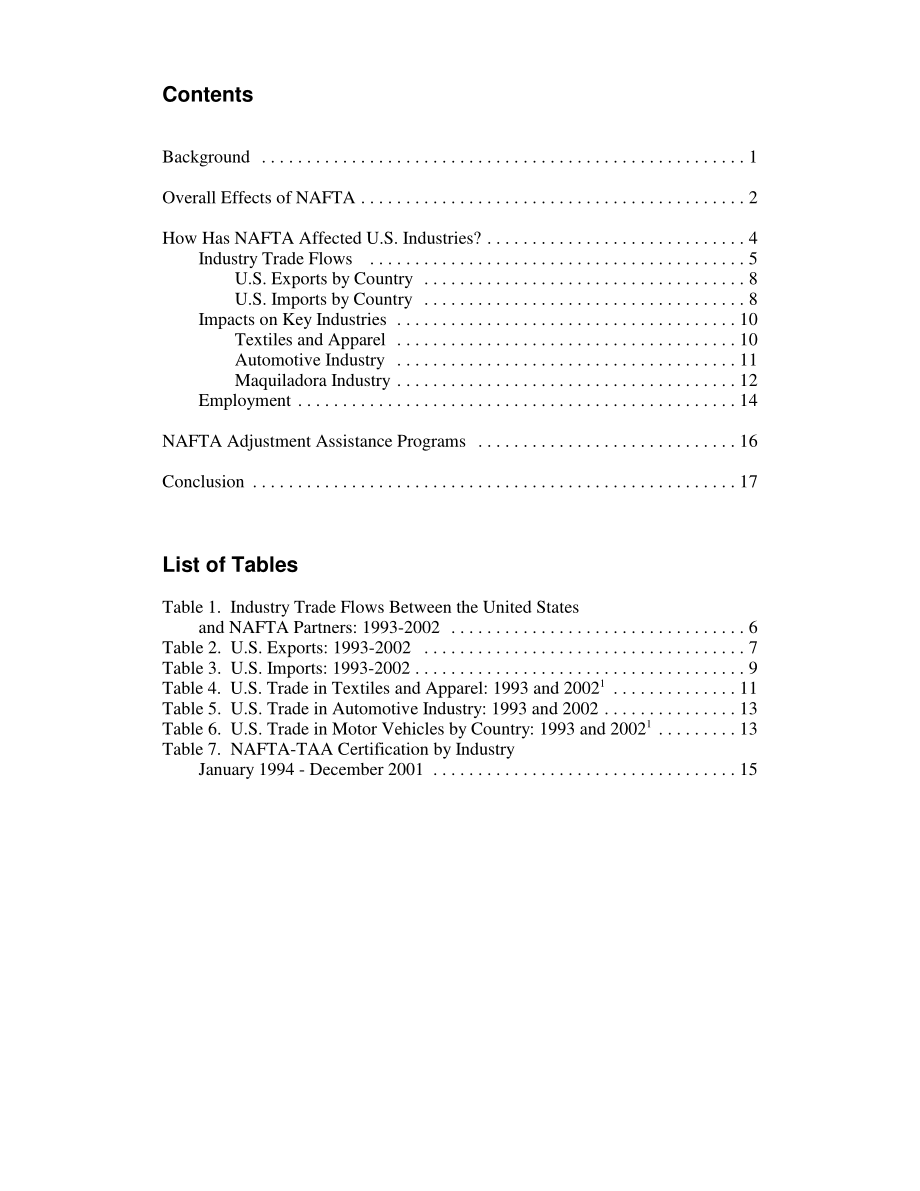 [20031030]RL31386_与NAFTA相关的产业贸易效应.pdf_第3页
