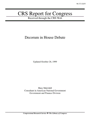 [19991026]98-572GOV_Decorum in House Debate.pdf
