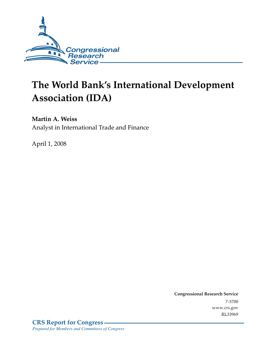 [20080401]RL33969_世界银行国际开发协会（IDA）.pdf_第1页