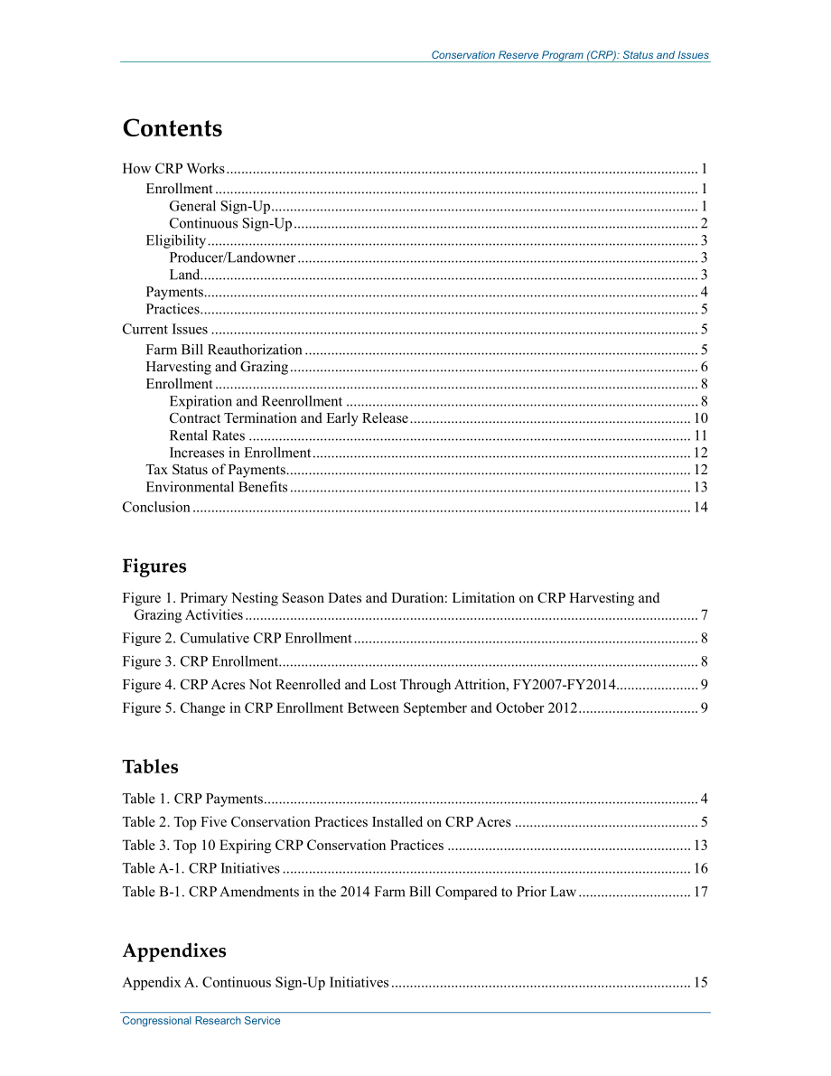 [20140829]R42783_保护区计划（CRP）：现状和问题.pdf_第3页