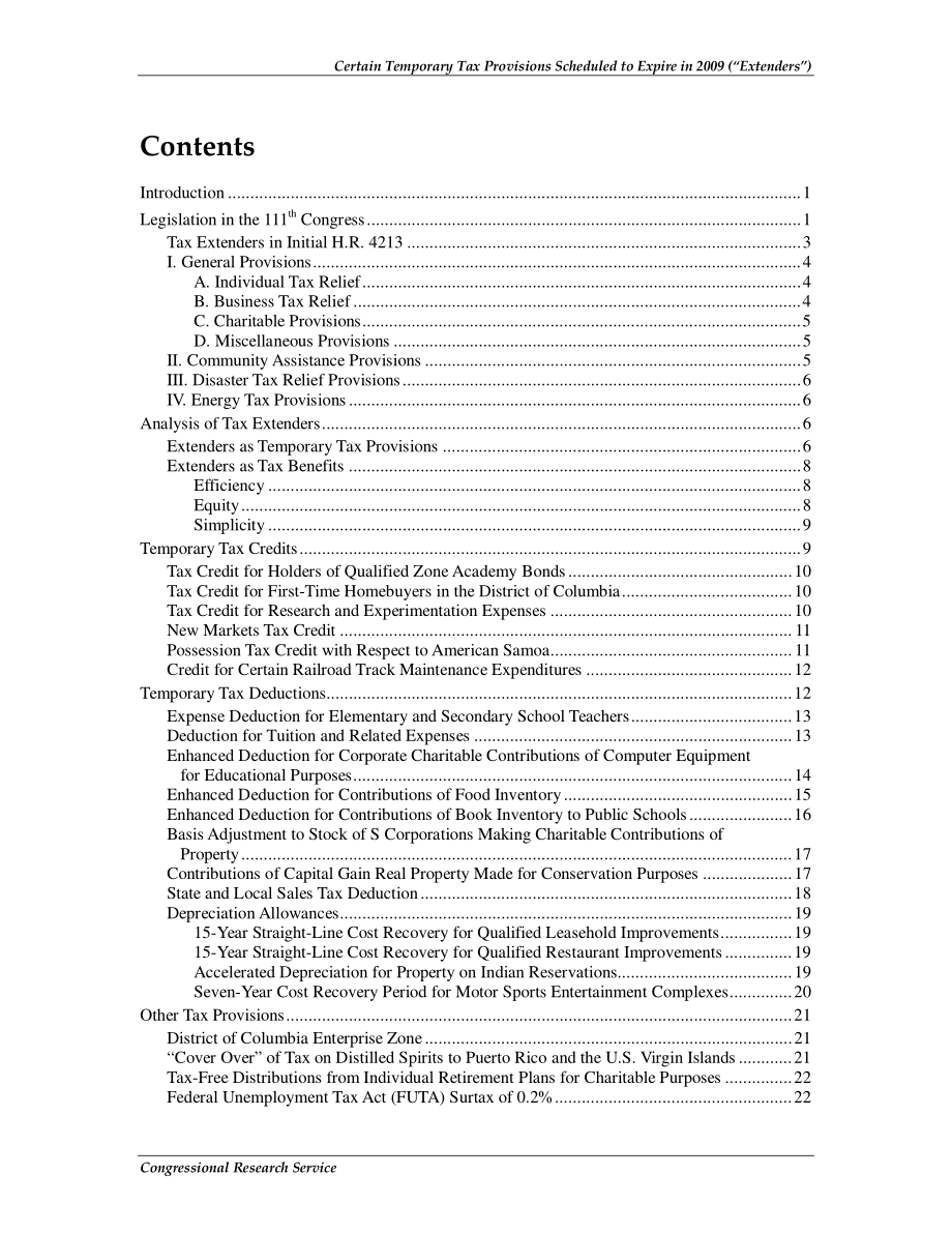 [20100908]RL32367_计划于2009年到期的某些临时税收规定（“延长条款”）.pdf_第3页