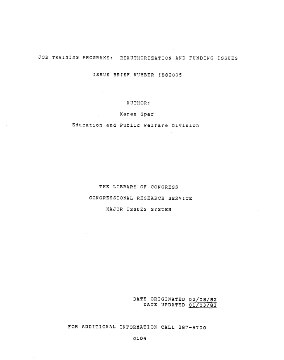 [19830103]IB82005_职业培训计划：重新授权和资金问题.pdf_第1页