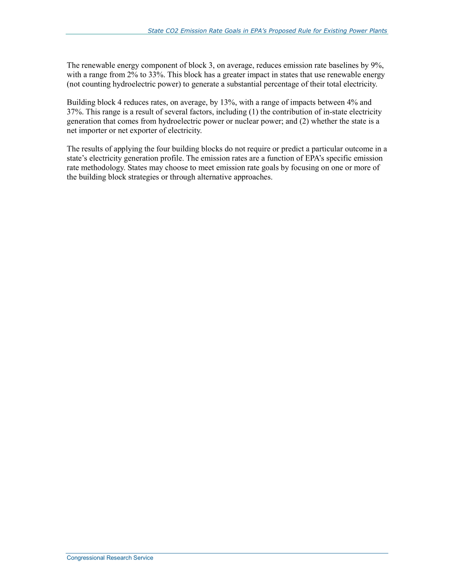 [20141022]R43652_EPA现有发电厂拟议规则中的国家CO2排放率目标 .pdf_第3页