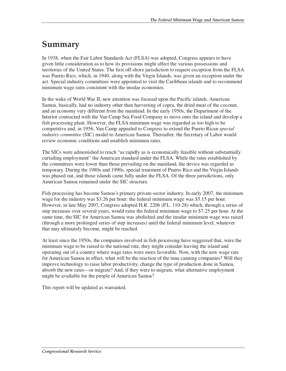 [20080408]RL34013_联邦最低工资和美属萨摩亚.pdf_第2页