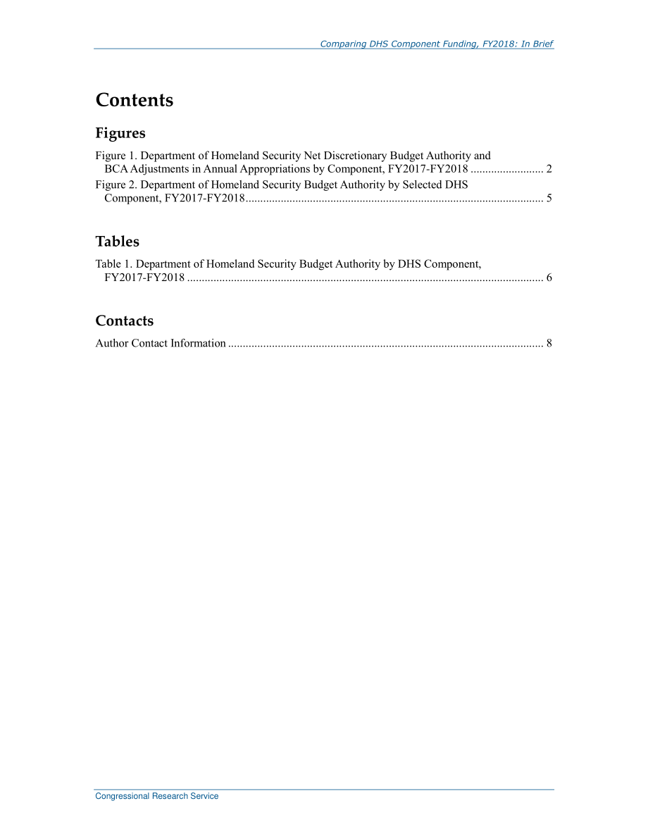 [20180417]R44919_比较2018财年DHS部分资金：简言之.pdf_第2页