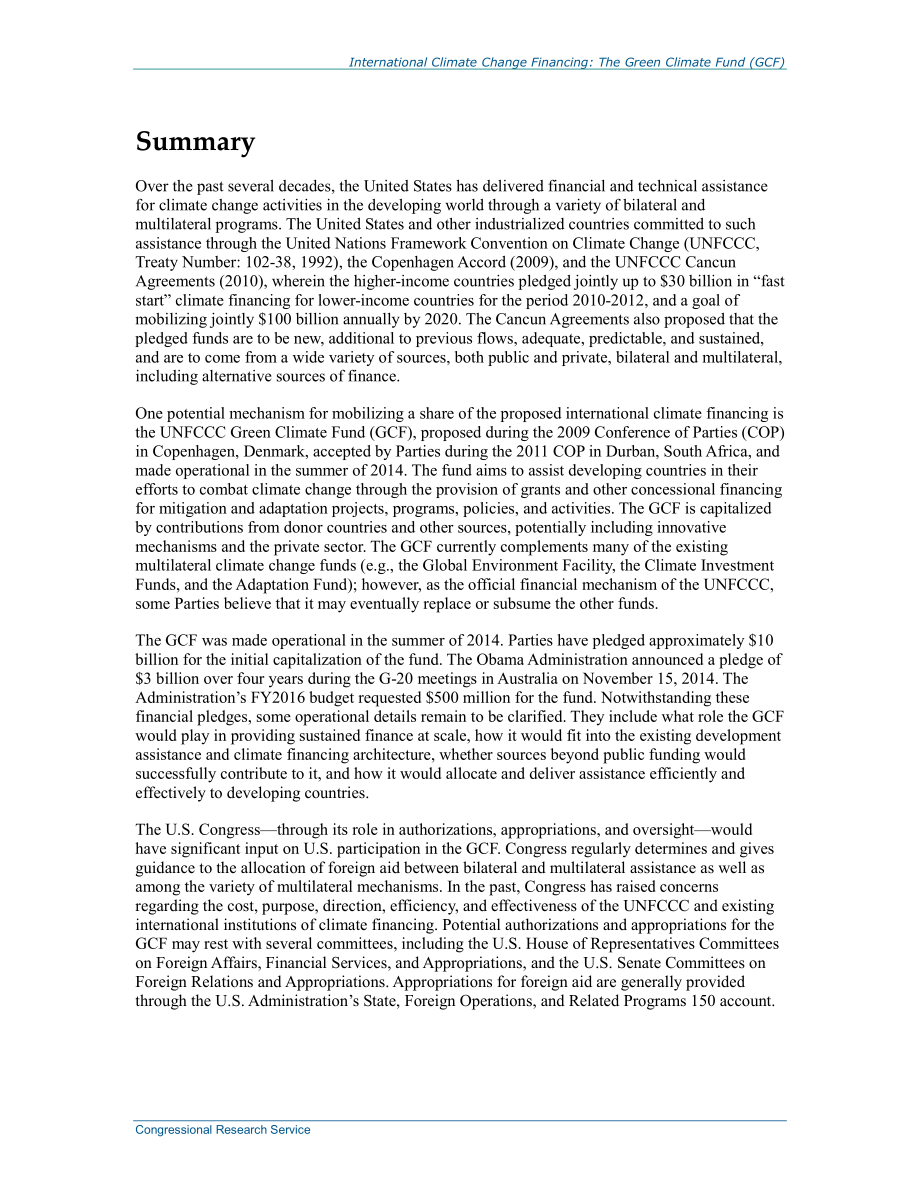 [20150202]R41889_国际气候变化筹资：绿色气候基金（GCF）.pdf_第2页