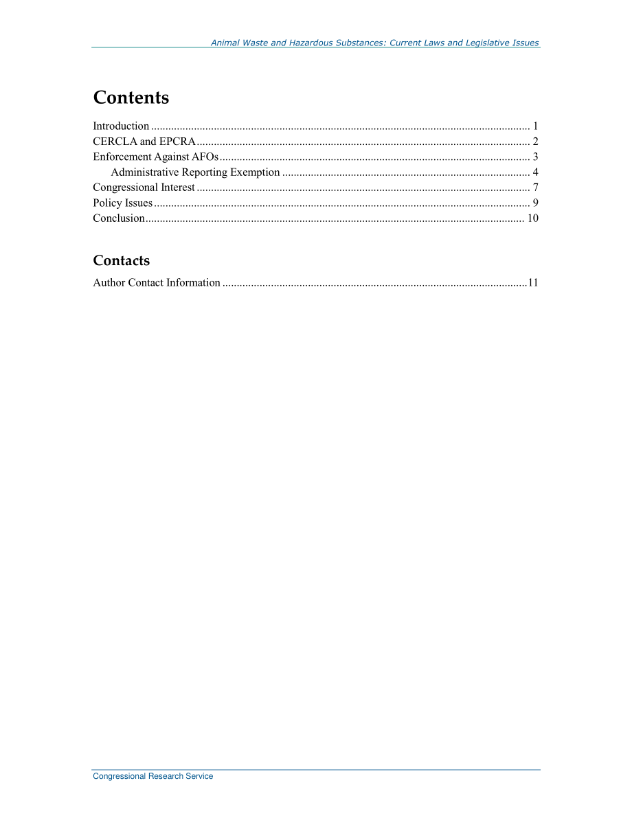 [20160603]RL33691_动物废弃物和有害物质：现行法律和立法问题.pdf_第3页