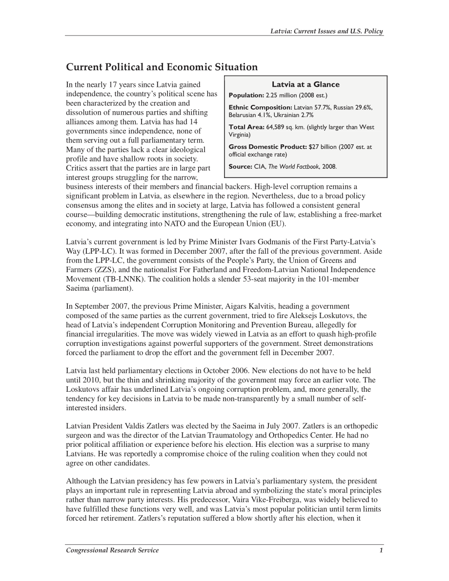 [20080508]RS22872_拉脱维亚：当前问题和美国政策.pdf_第3页