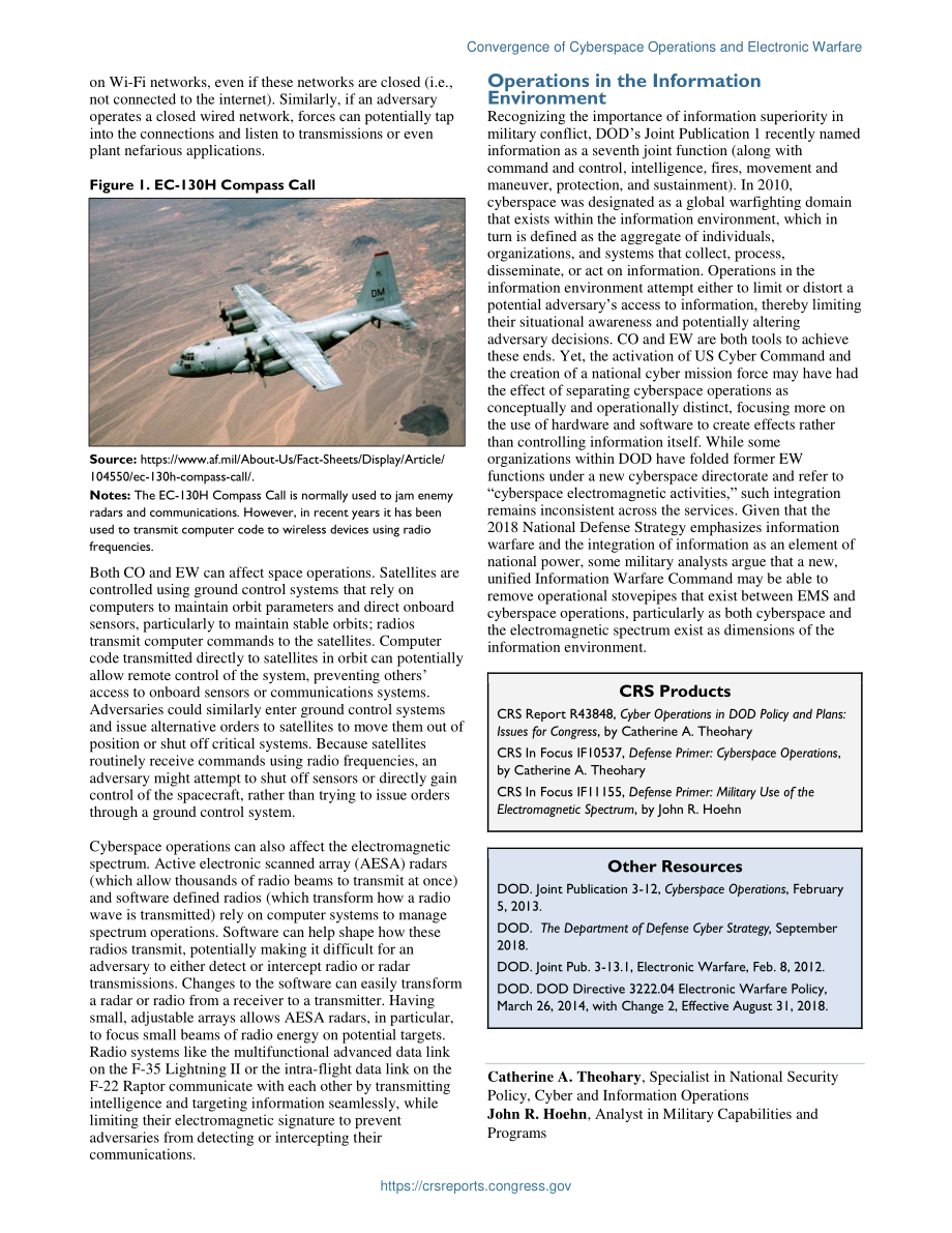 [20190813]IF11292_网络空间作战与电子战的融合.pdf_第2页