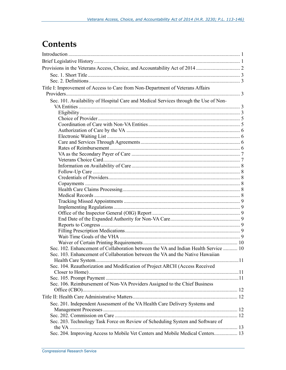 [20150827]R43704_2014年退伍军人准入、选择和责任法案（H.R.3230；P、 L113-146).pdf_第3页