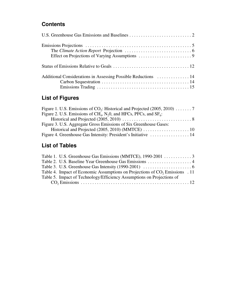 [20030815]98-235_全球气候变化：美国温室气体排放——现状、趋势和预测.pdf_第3页