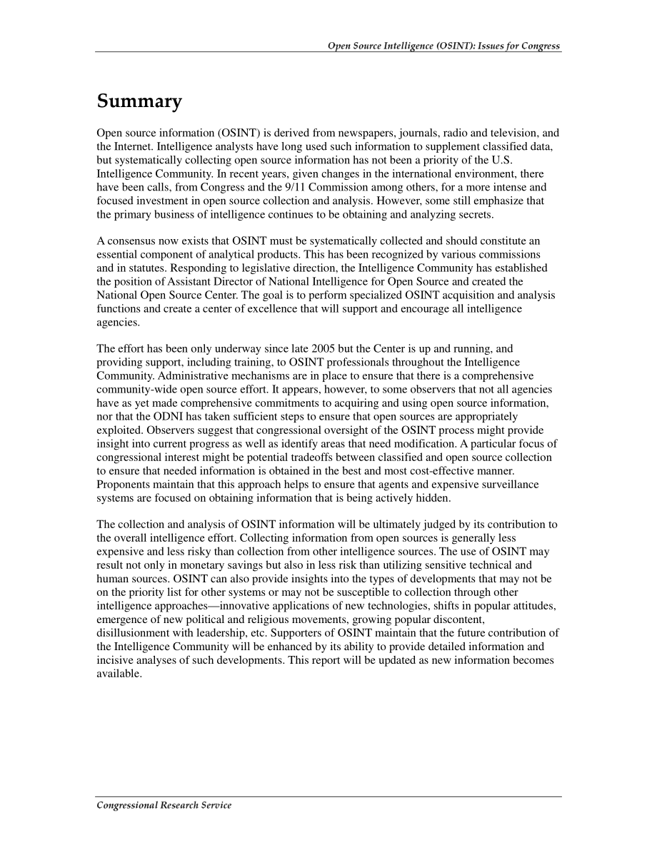 [20080128]RL34270_开源智能（OSINT）：国会议题.pdf_第2页