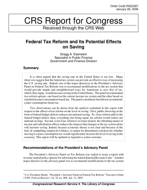 [20060126]RS22367_联邦税收改革及其对储蓄的潜在影响.pdf