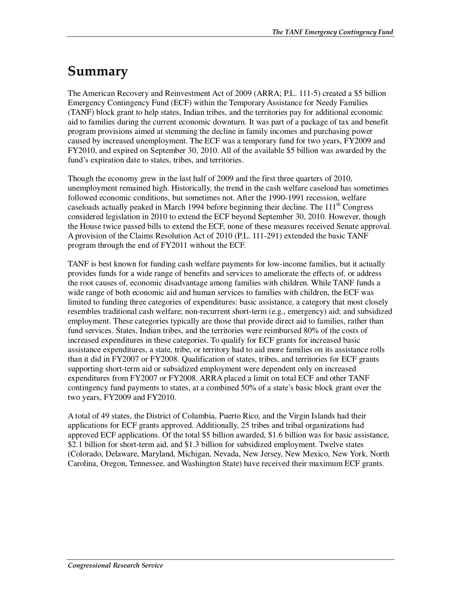[20101222]R41078_TANF应急基金.pdf_第2页