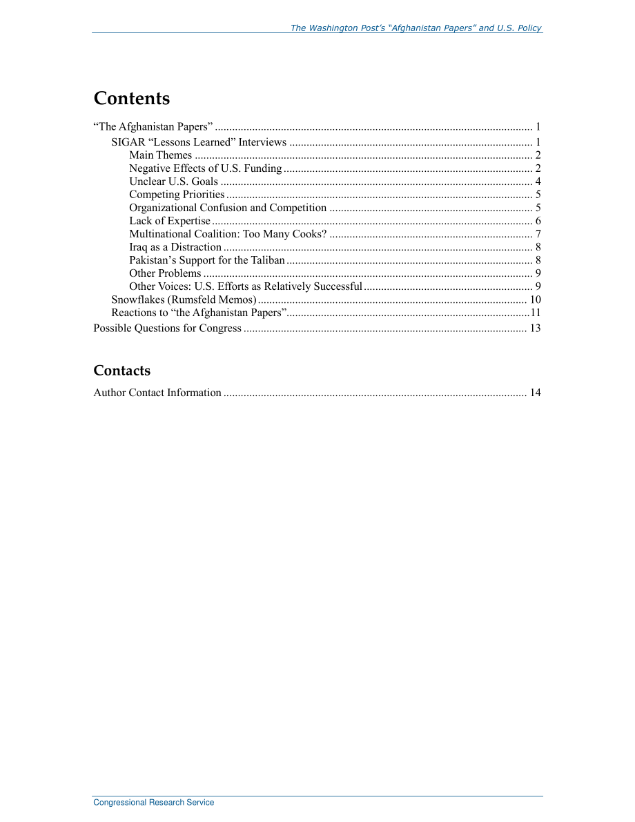 [20200128]R46197_《华盛顿邮报》的“阿富汗文件”和美国政策：国会的要点和可能的问题.pdf_第3页