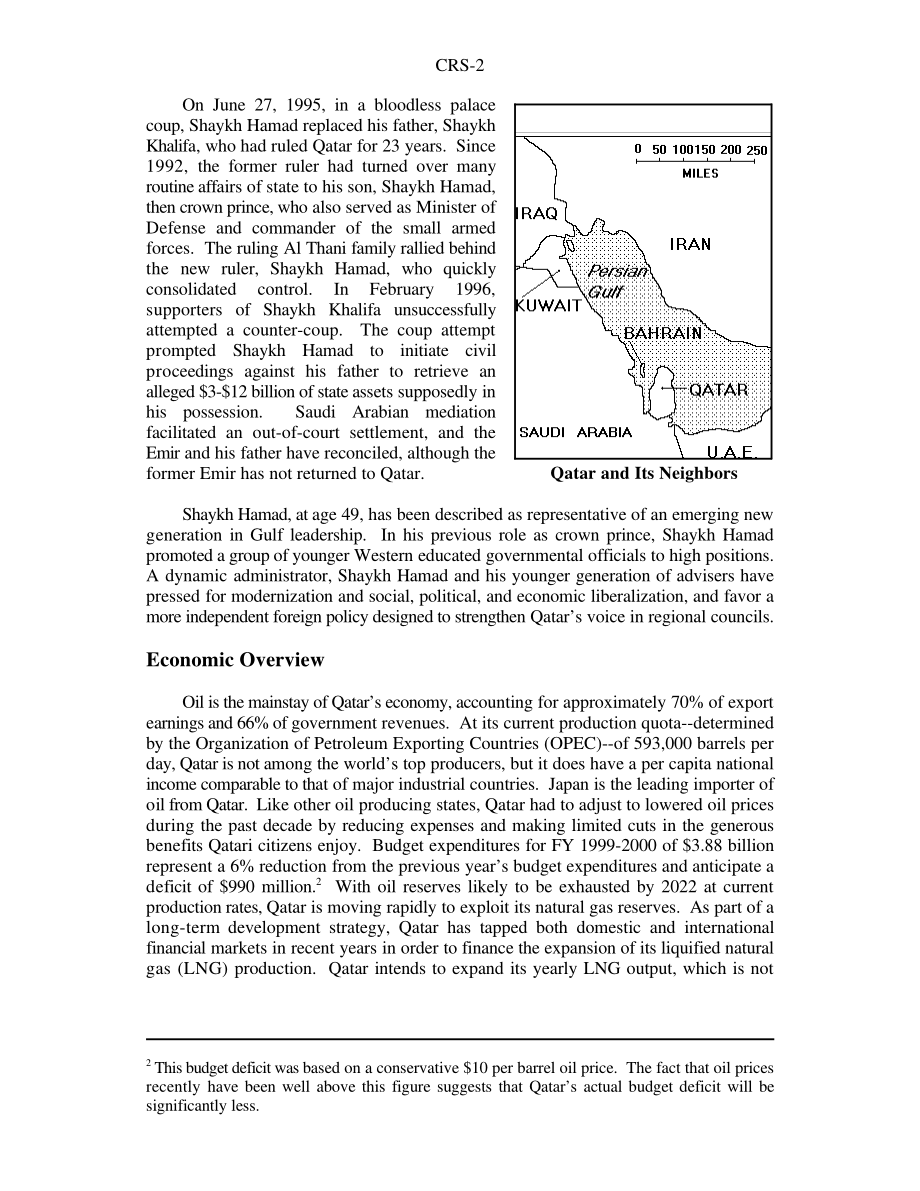 [19991006]RS20354_卡塔尔：背景和美国关系.pdf_第2页