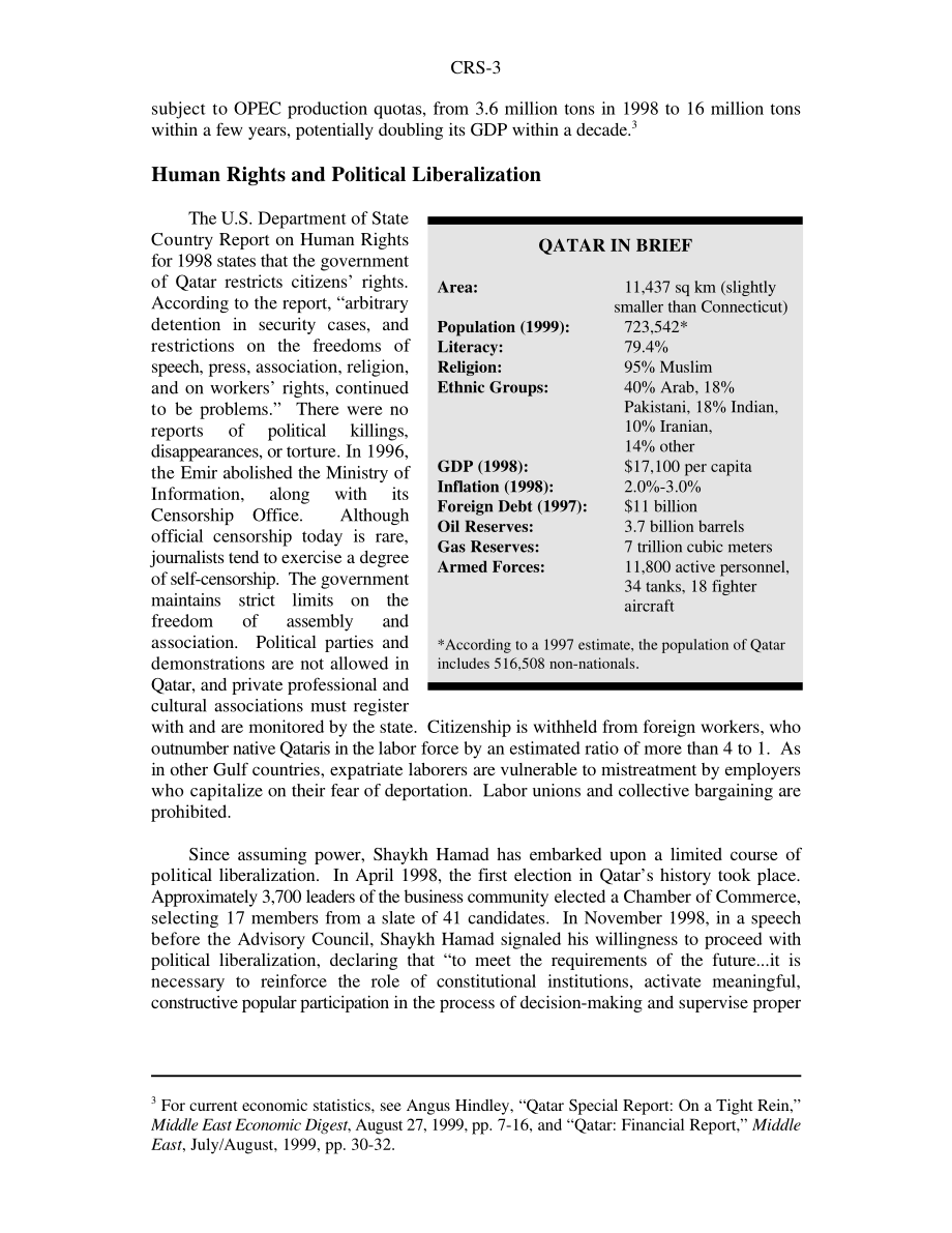 [19991006]RS20354_卡塔尔：背景和美国关系.pdf_第3页