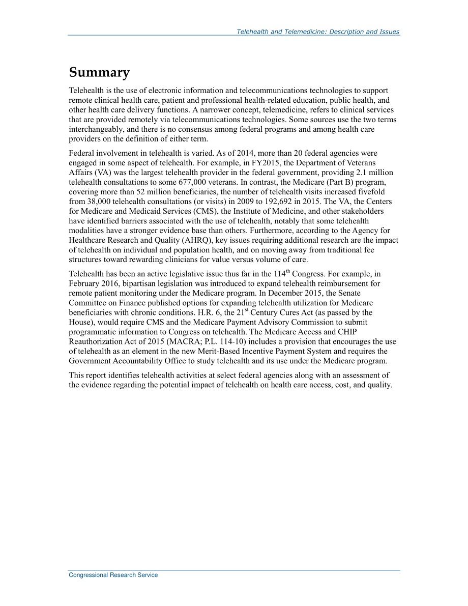 [20160329]R44437_远程医疗和远程医疗：说明和问题.pdf_第2页