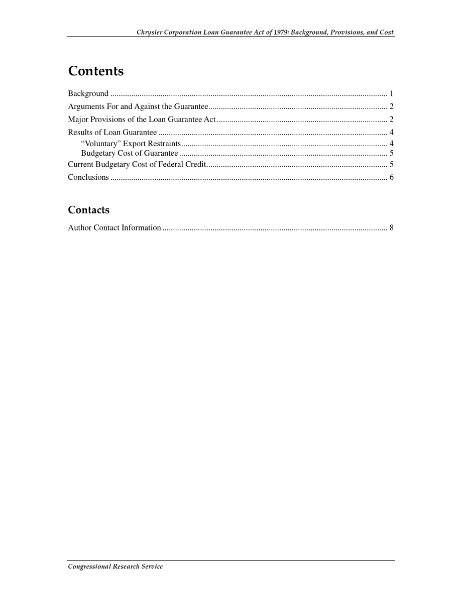 [20081217]R40005_1979年克莱斯勒公司贷款担保法：背景、准备金和成本.pdf_第3页