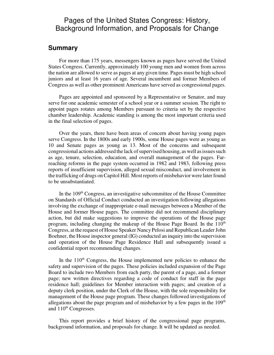 [20080703]RL33685_美国国会页码：历史、背景信息和变更建议.pdf_第2页