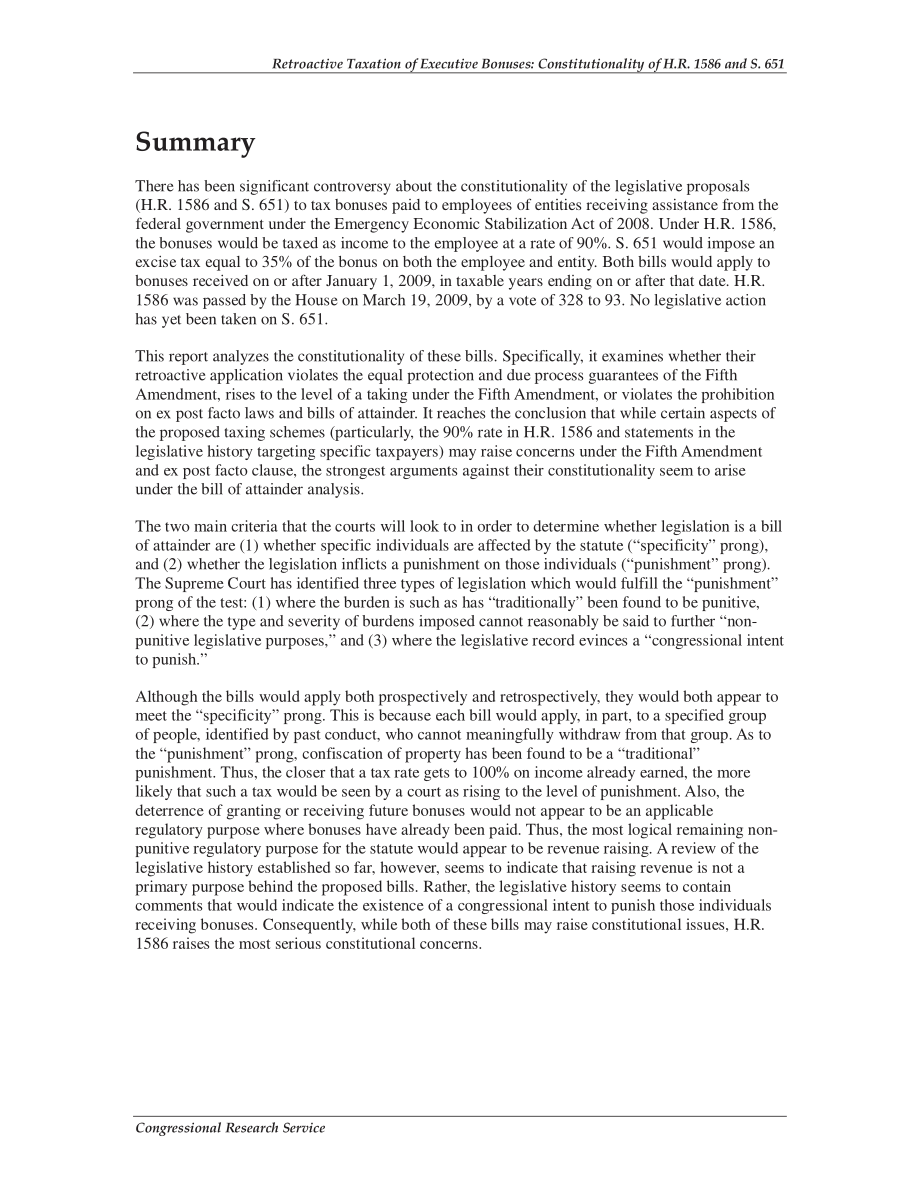 [20090325]R40466_高管奖金追溯征税：H.R.的合宪性1586和S.651.pdf_第2页