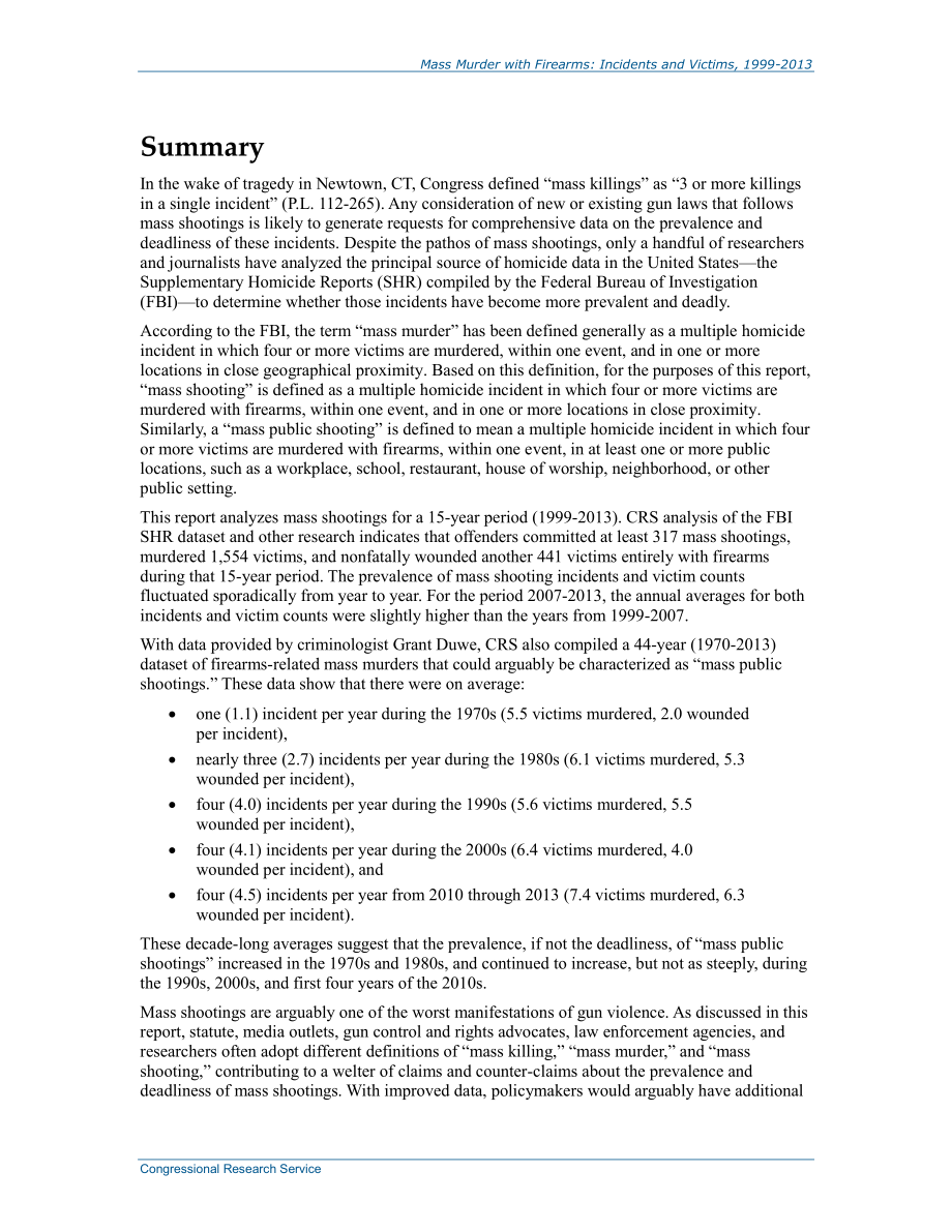 [20150730]R44126_持枪大屠杀：1999-2013年事件和受害者.pdf_第2页