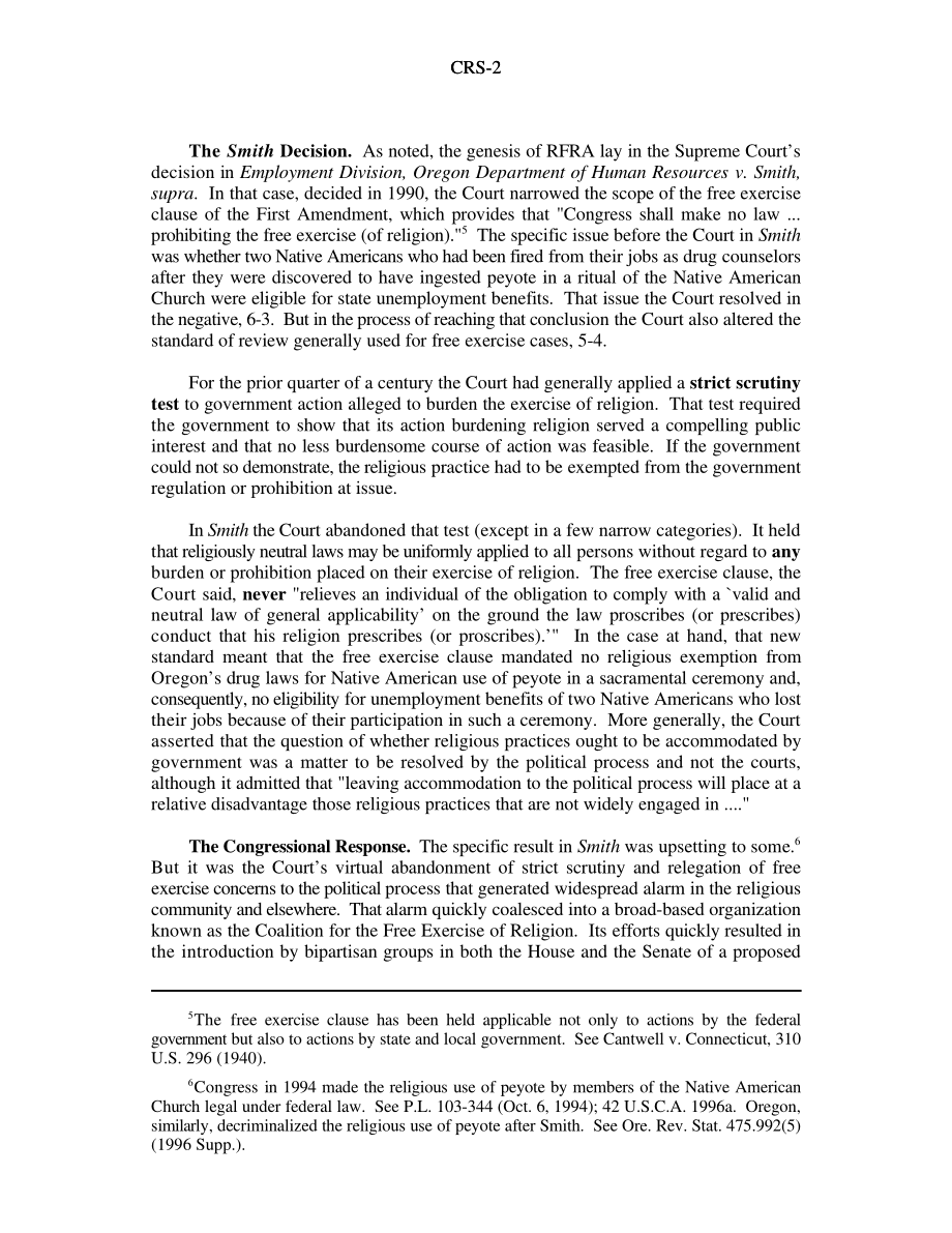 [19980625]97-795A_宗教自由恢复法案：其兴起、衰落和现状.pdf_第2页