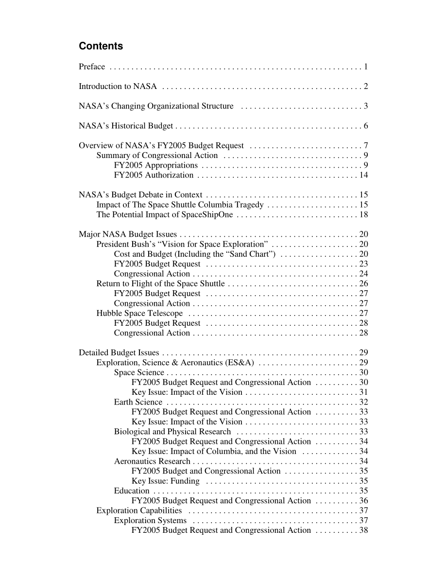 [20041210]RL32676_美国国家航空航天局2005财年预算要求：国会的说明、分析和议题.pdf_第3页