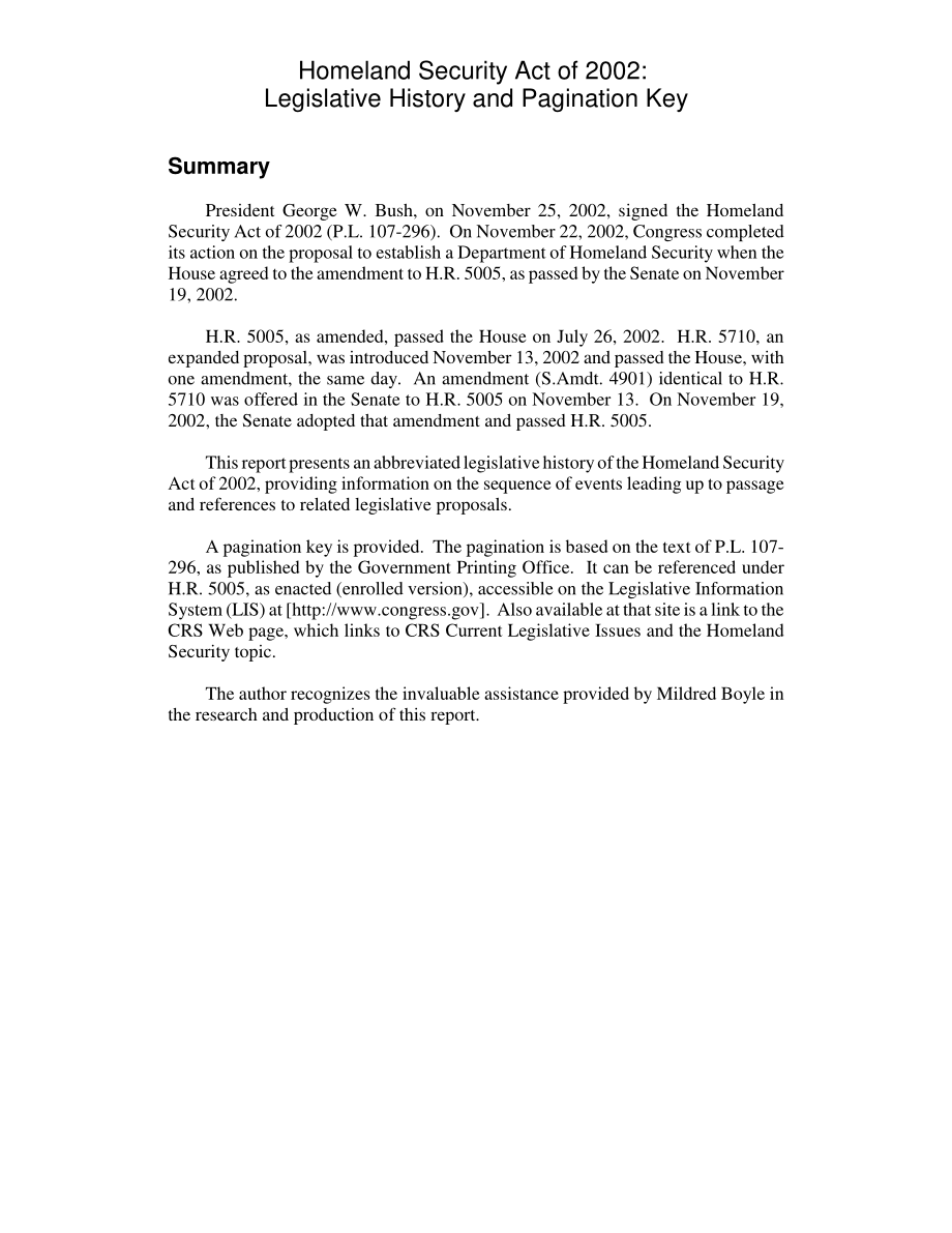 [20030411]RL31645_2002年《国土安全法》：立法历史和分页键.pdf_第2页