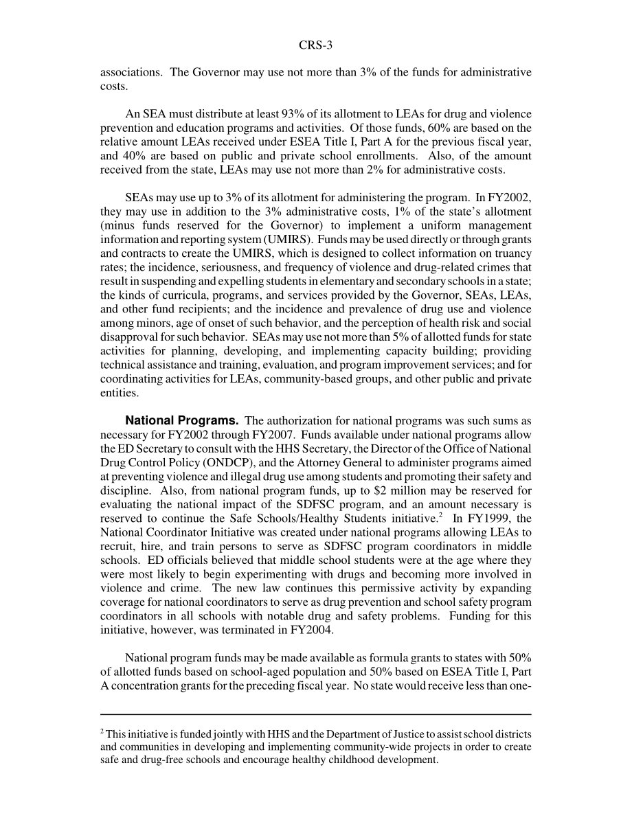 [20051114]RS20532_《安全和无毒学校和社区法》：重新授权和拨款.pdf_第3页