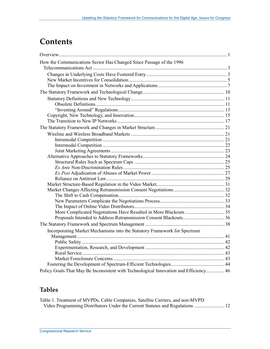 [20130930]R43248_更新数字时代通信的法定框架：国会议题.pdf_第3页