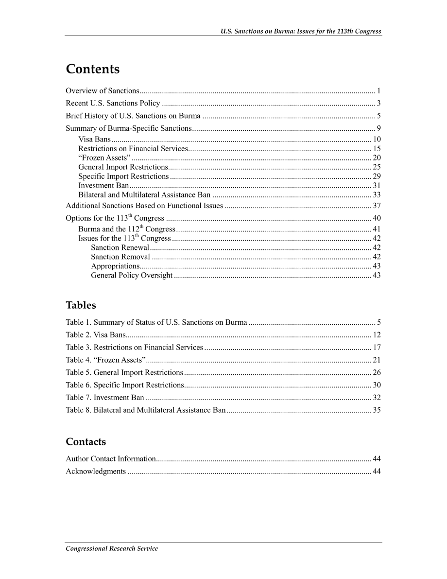 [20130913]R42939_美国对缅甸的制裁：第113届大会议题.pdf_第3页