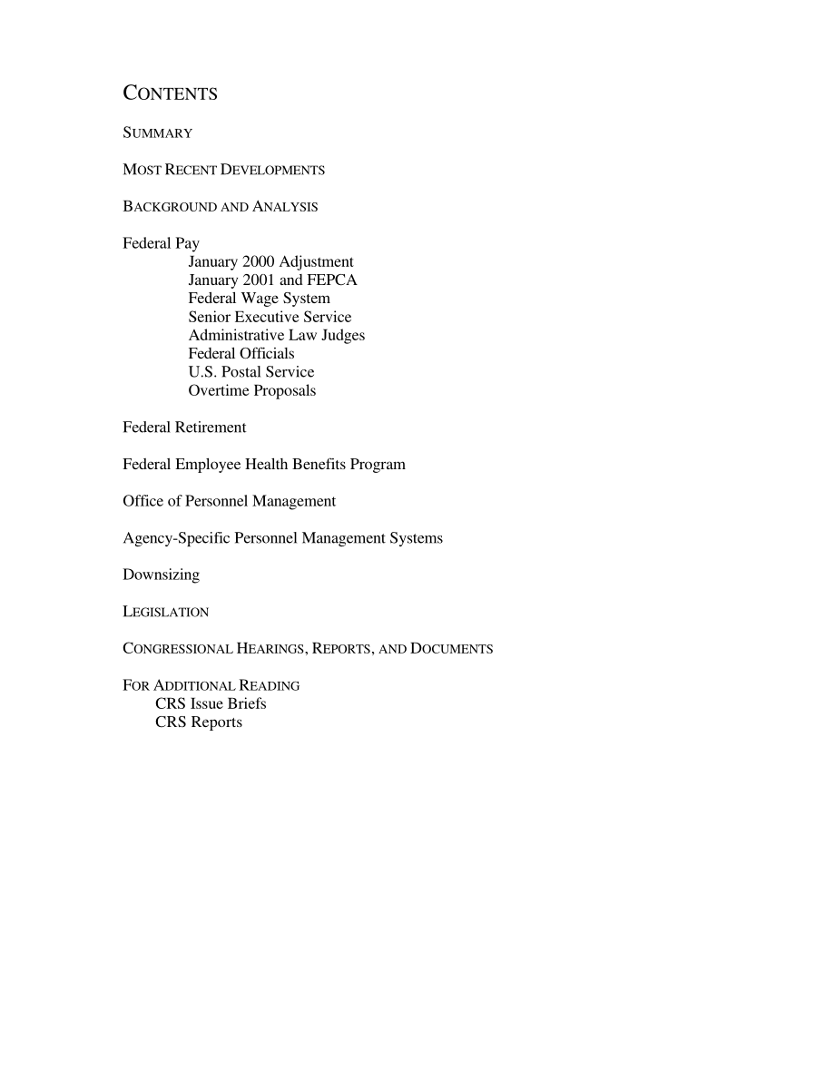 [20001117]IB10053_联邦文职人员和2001财年预算.pdf_第2页