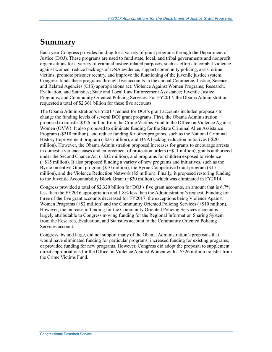 [20170530]R44430_2017财年司法部拨款计划.pdf_第2页