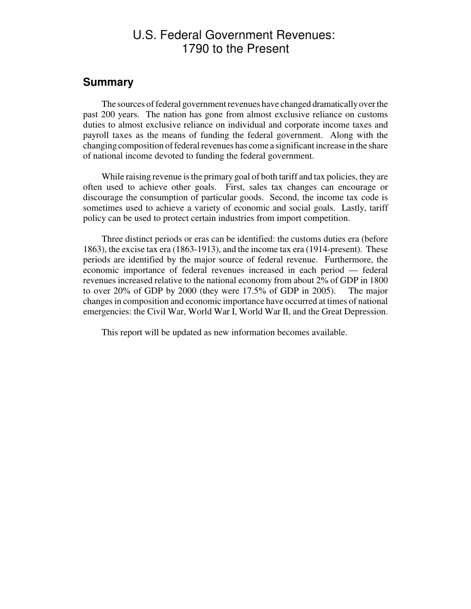 [20060925]RL33665_美国联邦政府收入：1790年至今.pdf_第2页