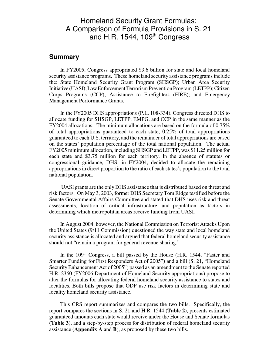 [20050713]RL32892_国土安全拨款公式：S.21和H.R.中公式规定的比较1544109届国会.pdf_第2页