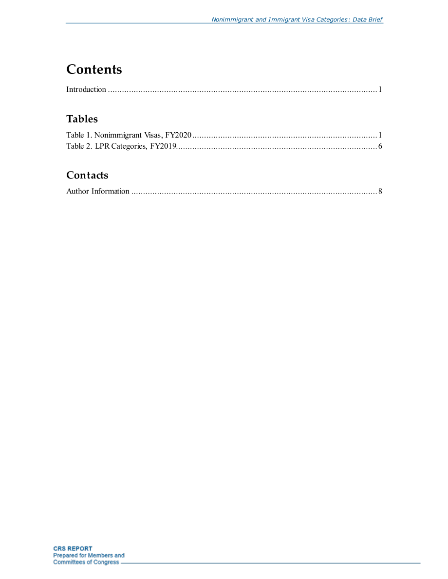 [20210126]R45938_非移民和移民签证类别：数据简介.pdf_第2页