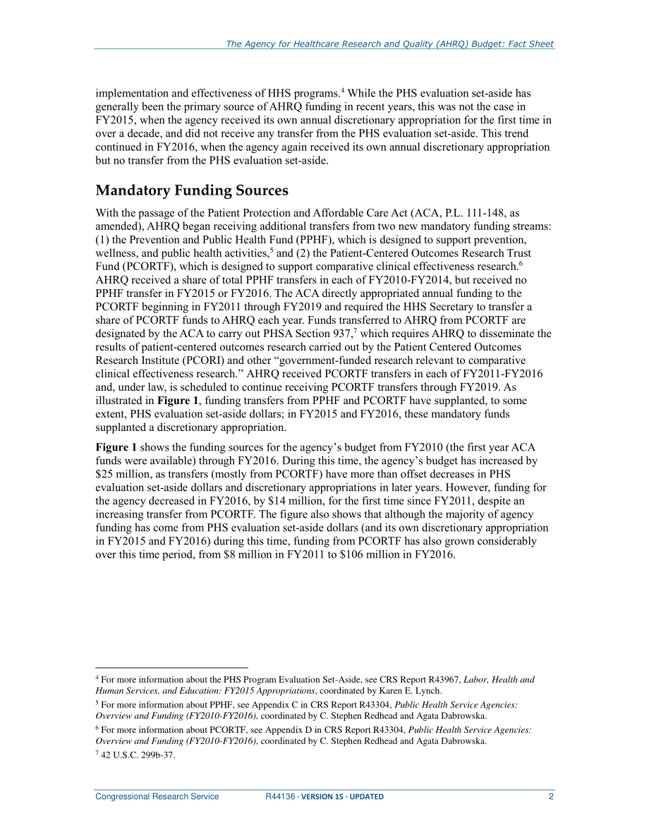 [20161018]R44136_医疗保健研究和质量署（AHRQ）预算：情况说明书.pdf_第3页