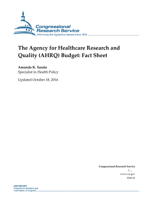[20161018]R44136_医疗保健研究和质量署（AHRQ）预算：情况说明书.pdf
