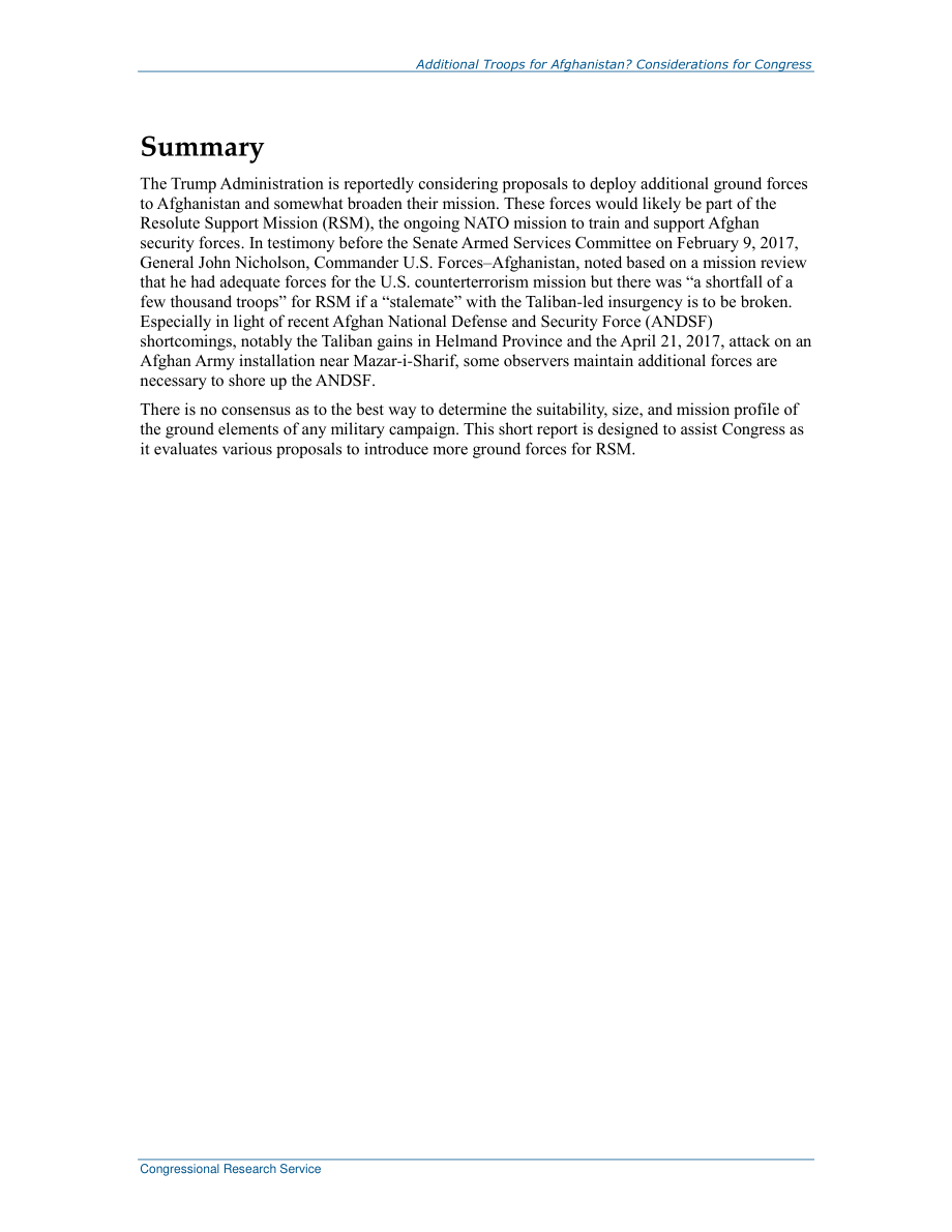 [20170519]R44853_阿富汗增兵？国会考虑事项.pdf_第2页