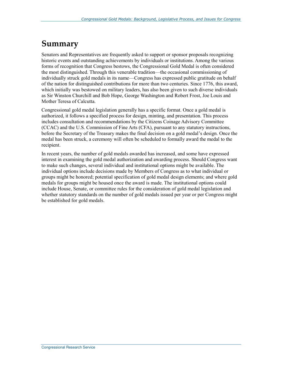 [20220110]R45101_国会金牌：背景、立法程序和国会议题.pdf_第2页