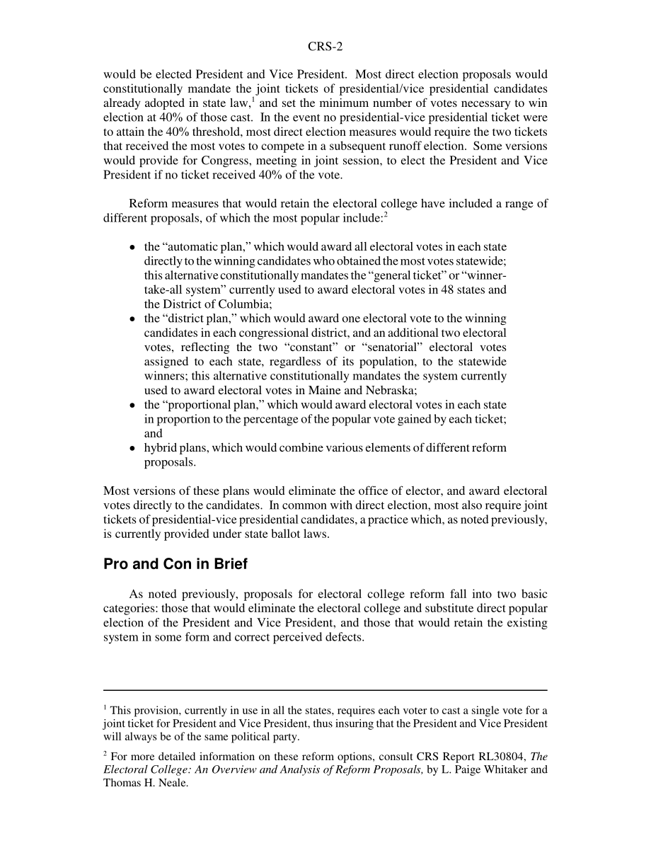[20030415]RS21496_选举团：第108届国会的改革提案.pdf_第2页