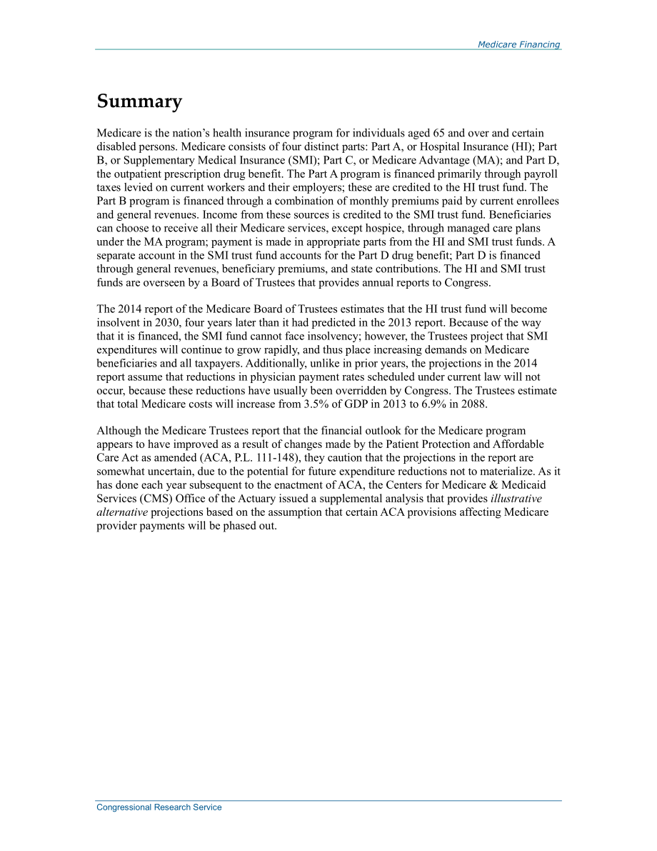 [20141022]R41436_医疗保险融资.pdf_第2页