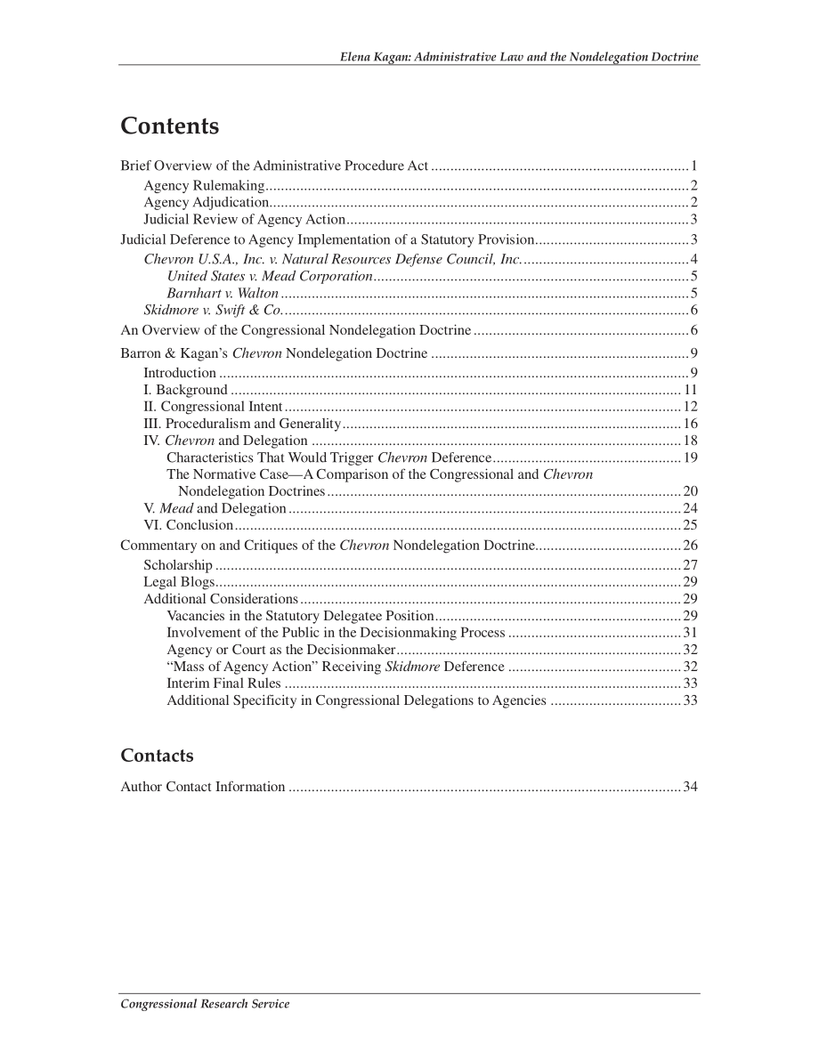 [20100625]R41305_最高法院提名人Elena Kagan：行政法与不减损原则 .pdf_第3页