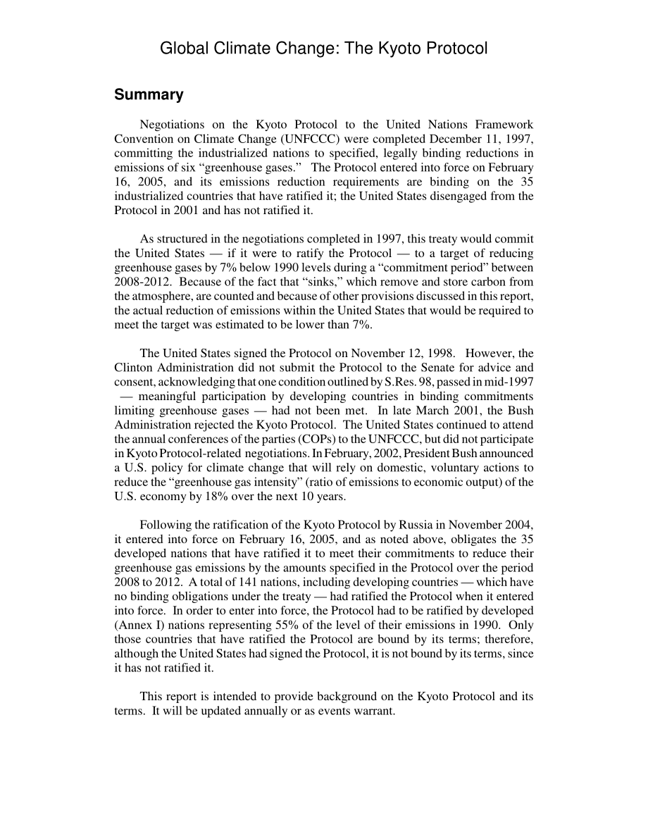 [20050721]RL30692_全球气候变化：《京都议定书》.pdf_第2页