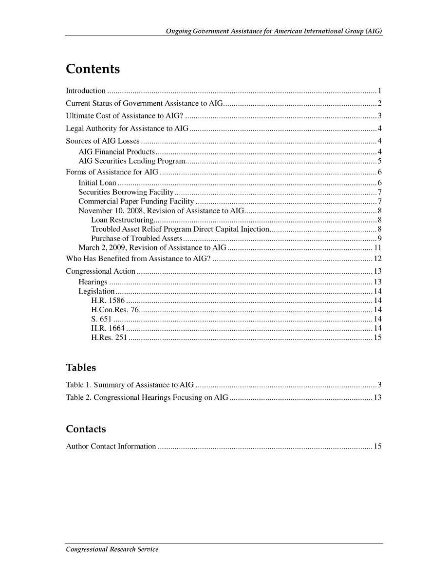 [20100318]R40438_政府对美国国际集团（AIG）的持续援助.pdf_第3页