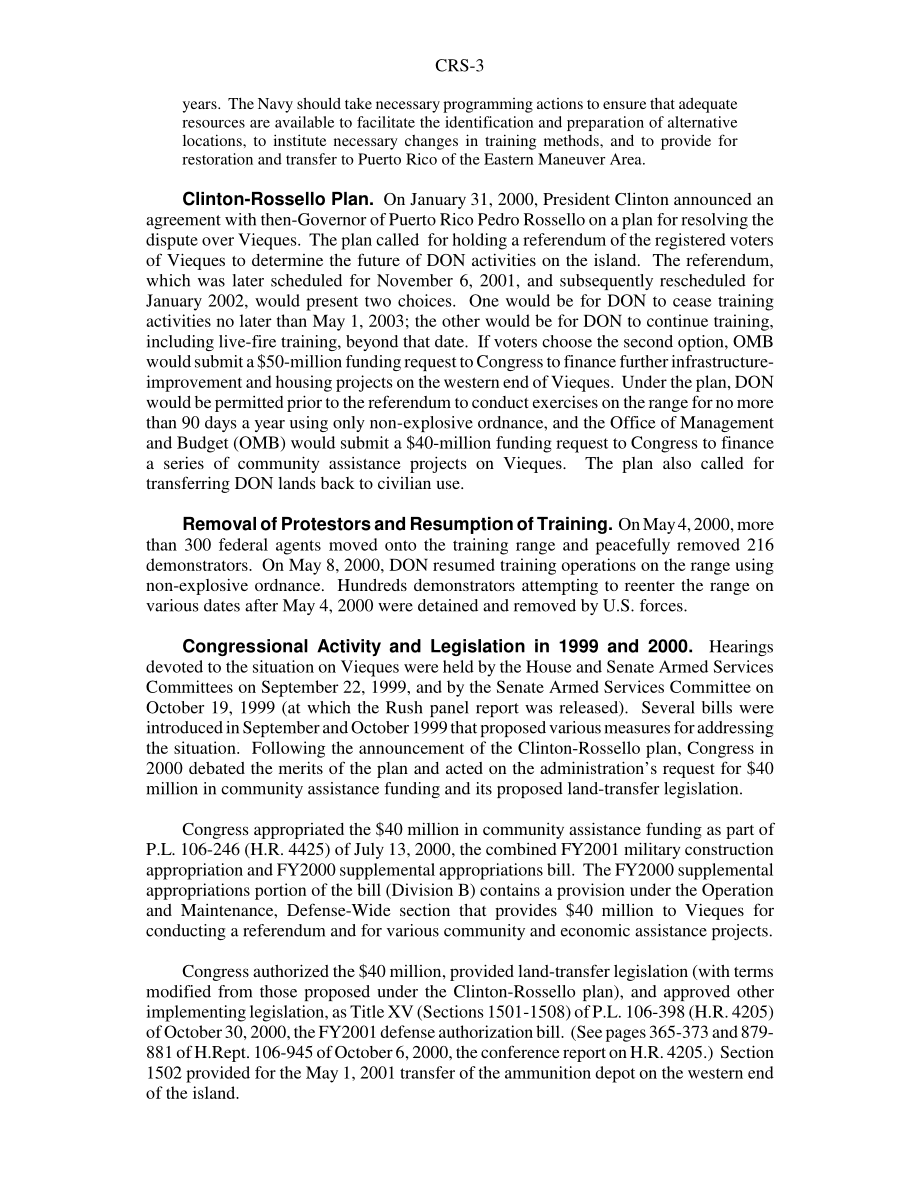 [20040820]RS20458_波多黎各别克斯海军训练场：国会背景和议题.pdf_第3页