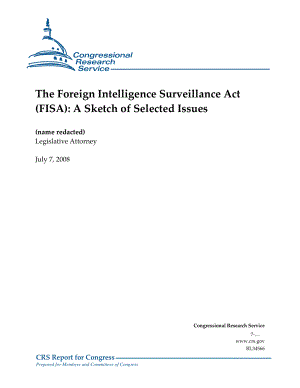 [20080707]RL34566_《外国情报监视法》（FISA）：选定问题的草图.pdf
