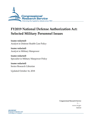 [20181016]R45343_2019财年国防授权法案：选定的军事人员问题.pdf